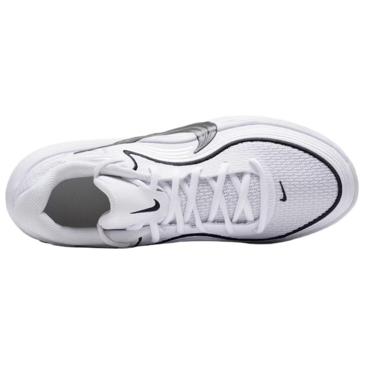 Nike Precision 8 Abrasion Resistant Breathable Low Top Basketball Shoes Men's White Black IH1104-100