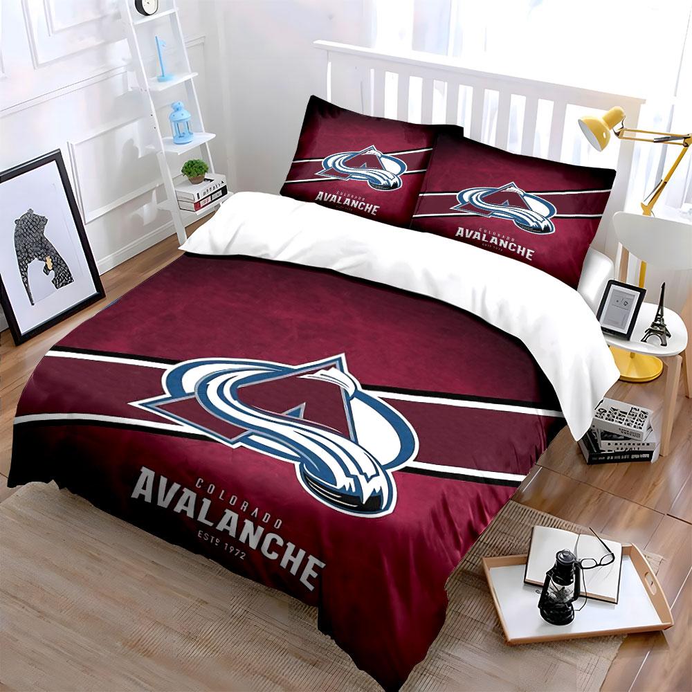 "Set Lenzuola Colorado Avalanche" Set Copripiumino Copripiumino Federe (1 * Copripiumino 2 * Federe, senza piumino)