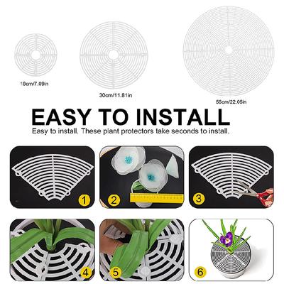 Multi-Use Flower Pot Cover Square/Round Adjustable Flowerpot Soil Protective Cover For Courtyard Balcony Garden Supplies