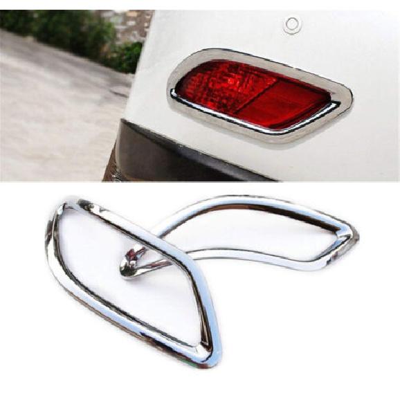Chrome Rear Bumper Fog Lamp Reflector Trim For Lexus RX270 RX350 RX450 2010-2015