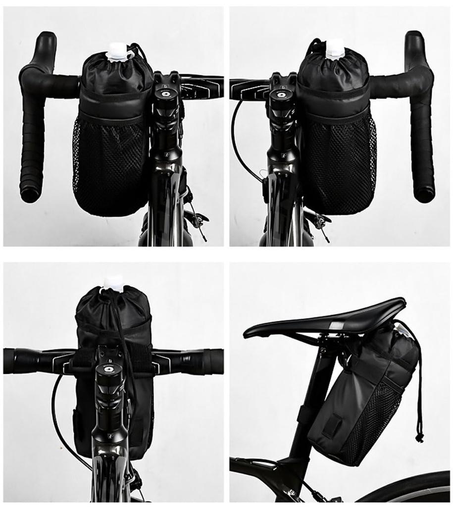 Natiform Bicycle Bottle Cage Handlebar Bag for Heat and Cool