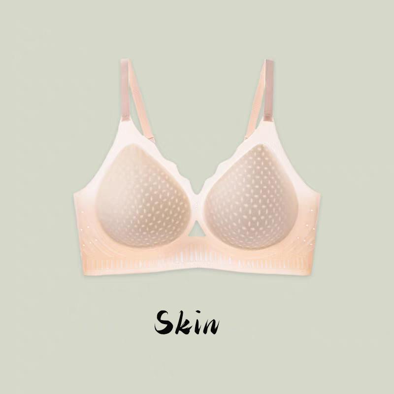All Of Me Summer Ultra-thin Ice Silk Bras Underwear Women's Seamless No Steel Ring Gathering Bralette Ladies' Cool Feeling Breathable Bras