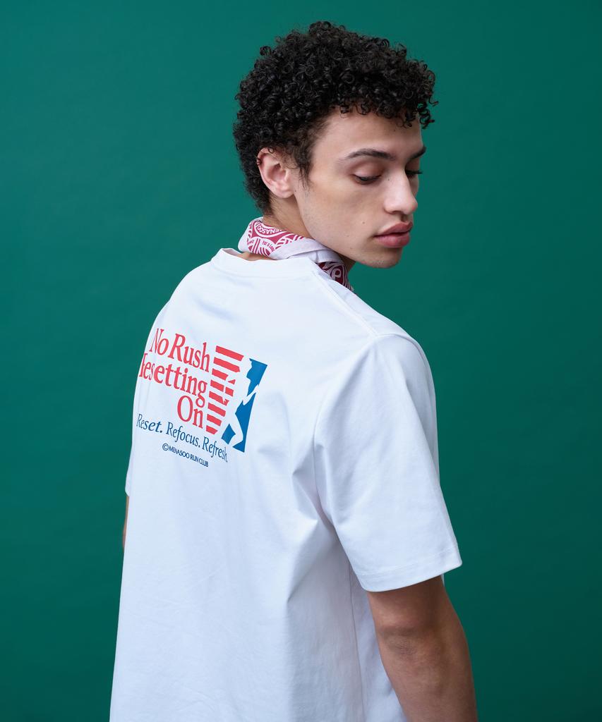 Minasu Sorona No Rush T Shirt (Basic Fit)_White