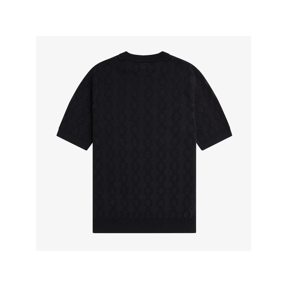 Fred Perry [headquarTers Genuine] Fred Perry [sharp] Open KniT T shirT  102  Afpm2417622 102 qzgAfpm2417622 102