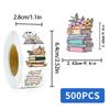 500PCS Reading Flowers Roll Stickers Notebook Laptops Graffiti DIY Gift Phone Home Decorative Waterproof Aesthetic Stickers