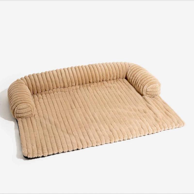 winterWashable Plush Pet Sofa Bed for Cats and Small Dogs Removable Cozy Cat Nest Universal Soft Couch Kennel Indoor Use