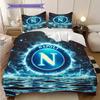 SSC Napoli Muster Bettwäsche Steppdecke Set Bettbezug Kissenbezug Heimdekoration Geburtstagsgeschenk (1 Bettbezug + 2 Kissenbezüge, ohne Füllung)