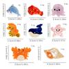 1pc Mini Hair Claw Clips Cute Ocean Animals Design Crab Whale Sea Shell Starfish Cute Sweet Hair Accessories For Women