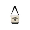Cotton Shoulder Bag Unisex Black/White Casual 3ABMS093N-50CRD