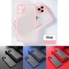 Matte Pc Phone Case For Iphone 15/14 Reflective Of Business Style Black Red Blue