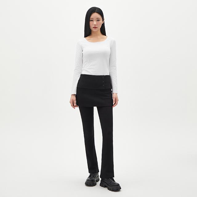 LAP Skirt Layered Leggings Pants Ar1Wp266