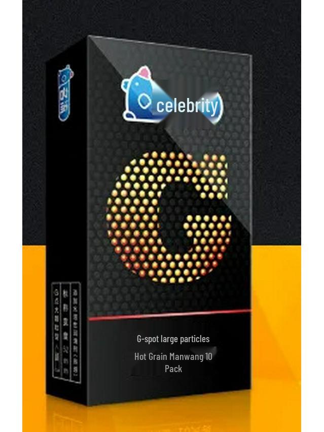 Celebrity Ultra-Thin Condoms: Dynamic Particle Design, Threaded, Stylish, Smooth, 0.02mm, Lubricated for Enhanced Sensation.