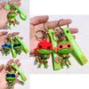 Cute Ninja Turtles Keychain Durable Silicone Key Ring For Party Favors And Gifts