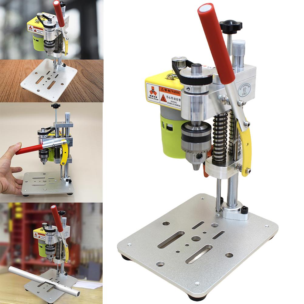 Mini Drill Press Portable Benchtop Driller 795 Motor Precision Table Drilling Machine Metal Wooden DIY Jewelry Making Tools
