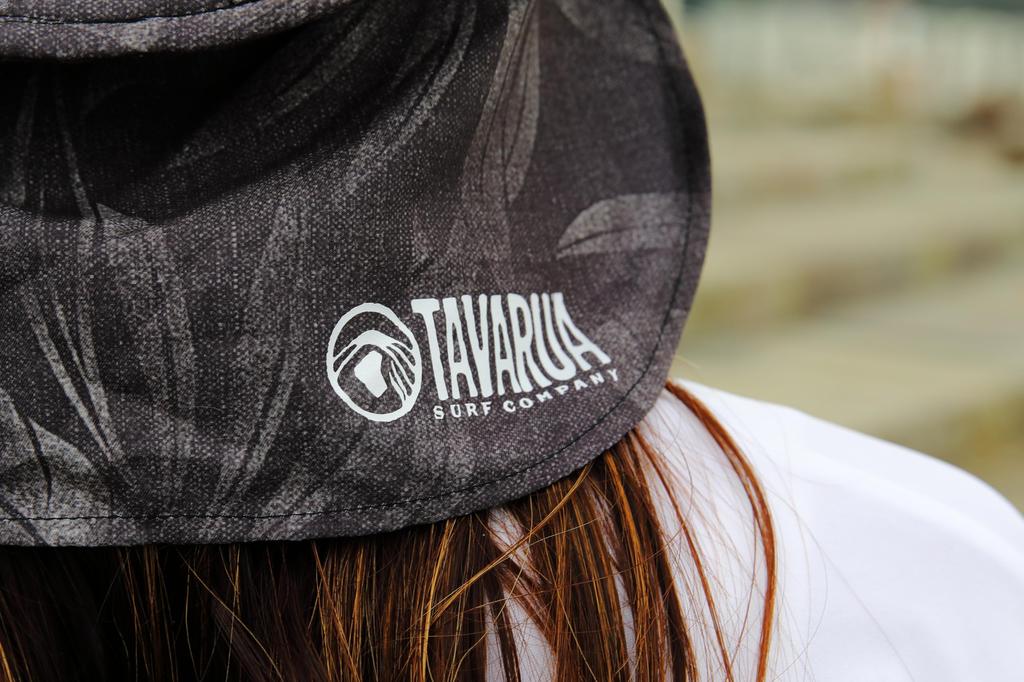 [Tabarua] Solhatt Surfhatt UPF50+ Unisex Bred brem UV-beskyttelse Solskjerm TM1006 (LEAF VINTAGE, 61cm)