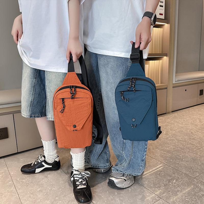 New Casual Unisex Chest Bag Multi-Layer Outdoor Travel Multi-Functional Single-Shoulder Small Phone Bag