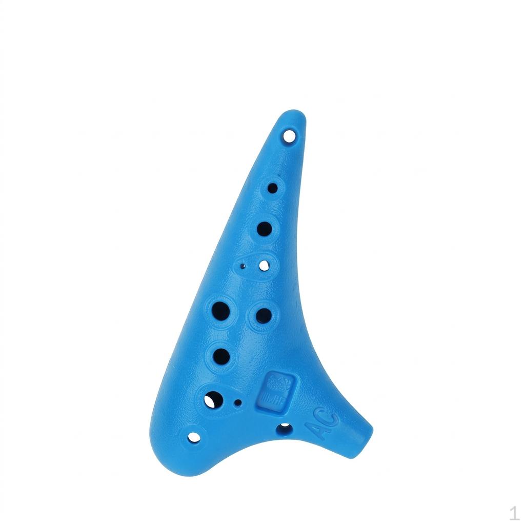 12 Hole Alto Flute, Lightweight Melodious Ocarina for Beginners, Musical Instrument Gift Kids