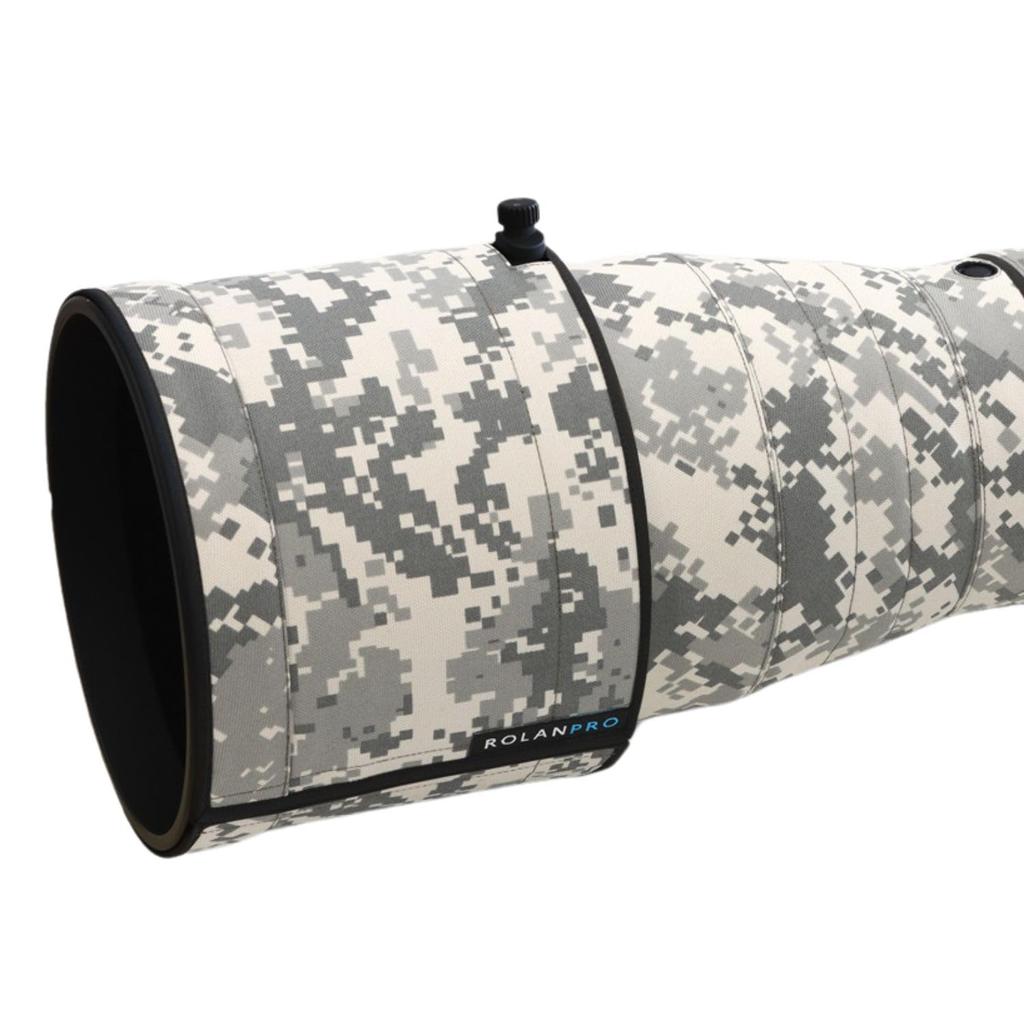 ROLANPRO Lens Cover Compatible with Sony FE 600mm GM OSS Camouflage Cover for Telephoto Lenses Waterproof Color Digital Camouflage F/4