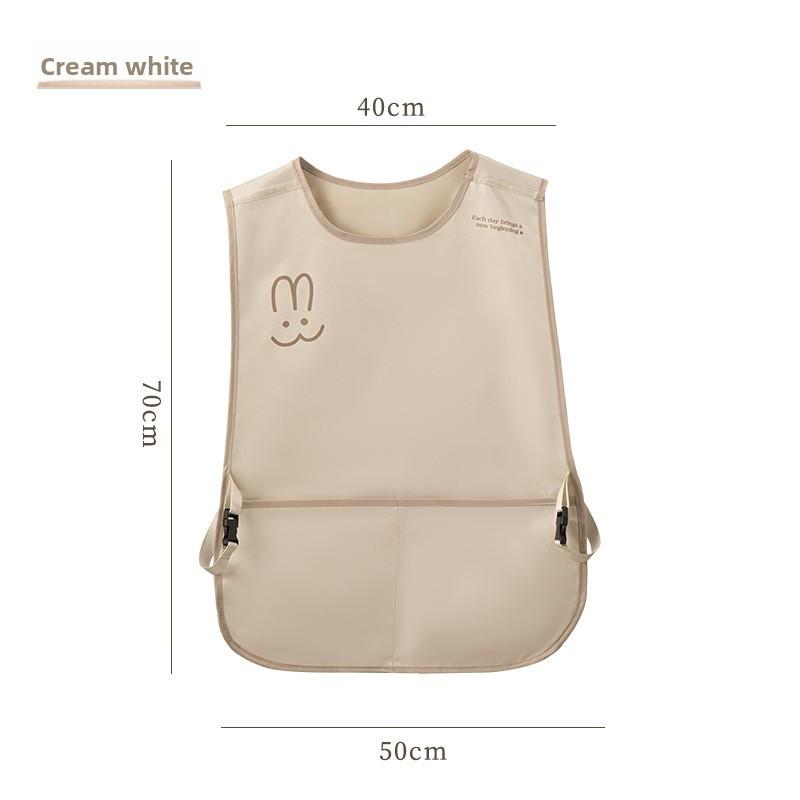 Cartoon Sleeveless Apron Waterproof Oilresistant Kitchen Workwear For Adults And Teens