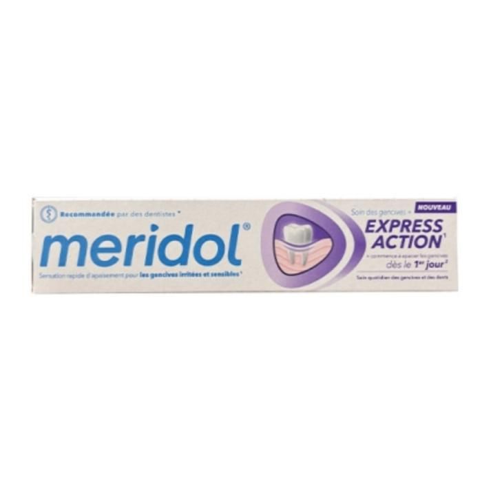 Meridol Express Action Dentifrice Gencives Sensibles - 75ml