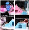 Drawer hamster cage cheap large acrylic tray transparent empty cage oversized villa easy to clean