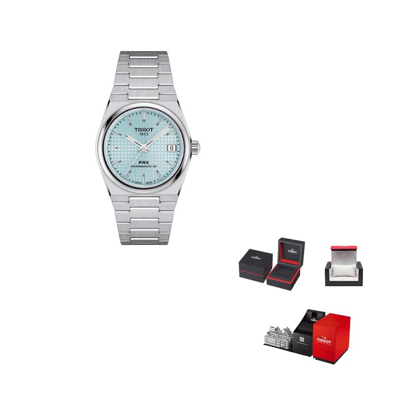 

TISSOT Unisex PRX Watch T137.207.11.351.00 Blue Dial
