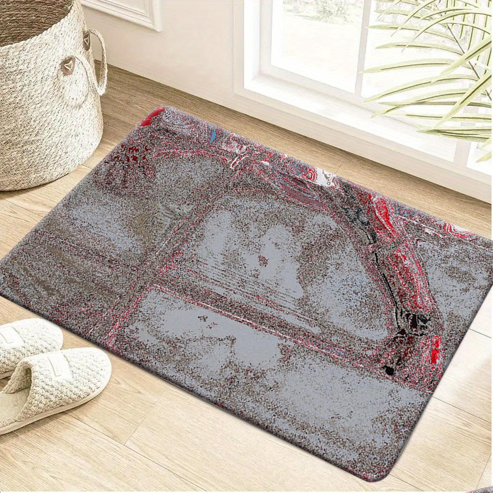 1pc Flannel Mat Marvel Superheroes Bathroom Mat, Multi-Size, Multi-Functional Daily Use, Suitable for Bathroom, Entrance, Laun