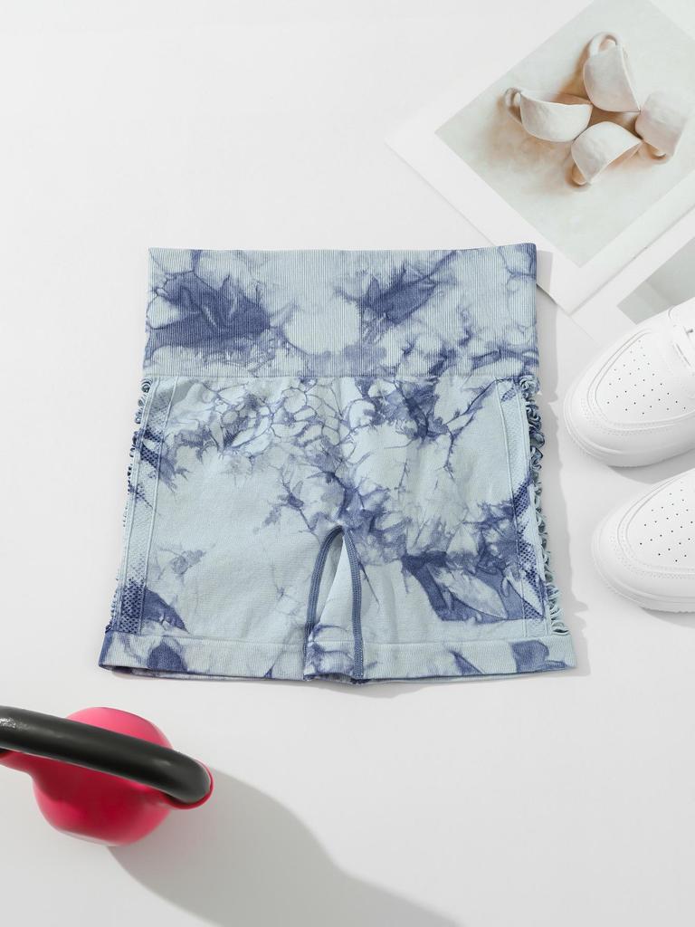 Women's High-Waisted Seamless Butt-Lifting Cutout Yoga Shorts