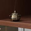 Metal Small Incense Burner Household Indoor Auspicious Cloud Incense Burner Small Pot Incense Burner 7