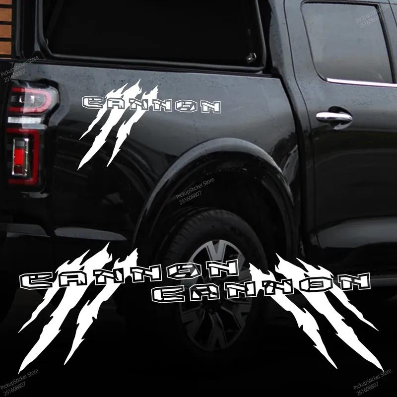 Car Body Side Sticker For Great Wall Motor GWM Cannon X L Pickup Truck Bed Graphics Claw Decor Decal Auto Tuning Accessories