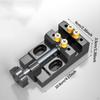 Mini Drill Press Vise Bench Clamp Sturdy Practical Aluminum Flat Table Vice for