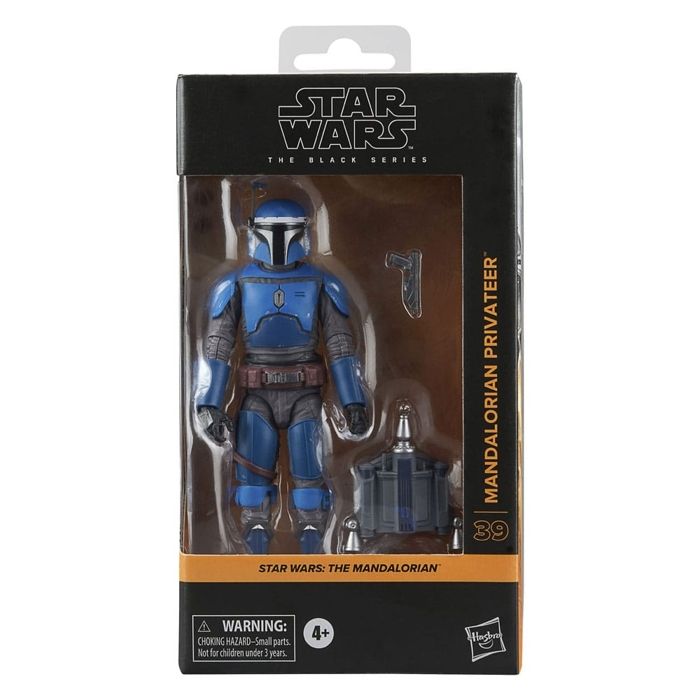 Figurine de collection - star wars - mandalorian privateer - 15 cm - articulations premium - accessoires inclus