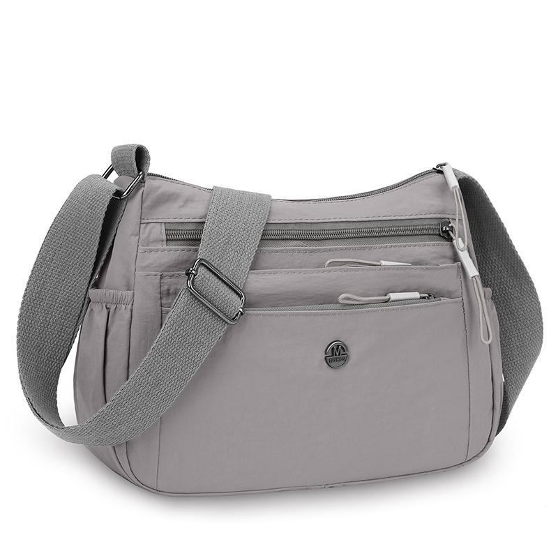 Large Capacity Lightweight Crossbody Bag Oxford Cloth Casual Women's Oulder Bag Multi-layer Mom Bag Waterproof