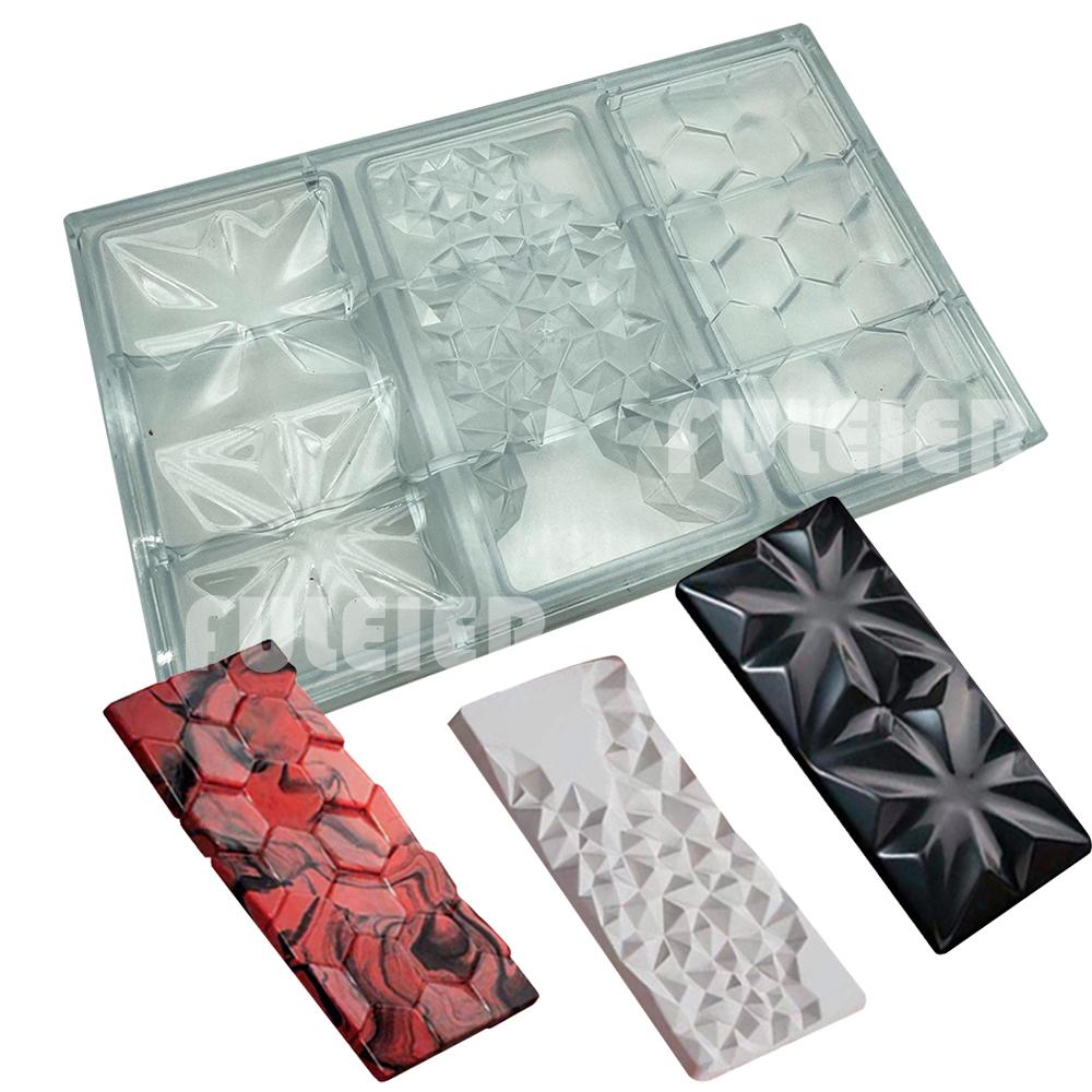 Molde de Chocolate de Policarbonato Herramientas de Repostería Para Decoración de Pasteles Repostería Horneado Molde de Caramelo de Chocolate Utensilios para Hornear