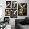 Nordic Religious Art Benevolent Portrait Of The Virgin Mary Archangel Canvas Painting Living Room Modern Aesthetics Home Decor
