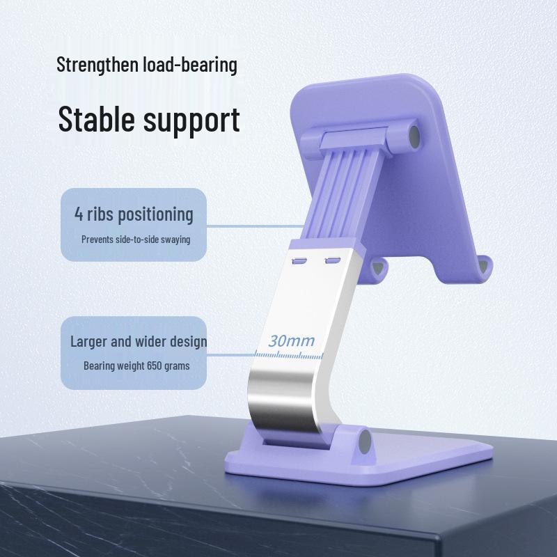 Q7 Universal Folding Mobile & Tablet Stand with Custom Logo for Desktop & TikTok Live