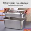201 Stainless Steel Rectangular Deep Serving Tray