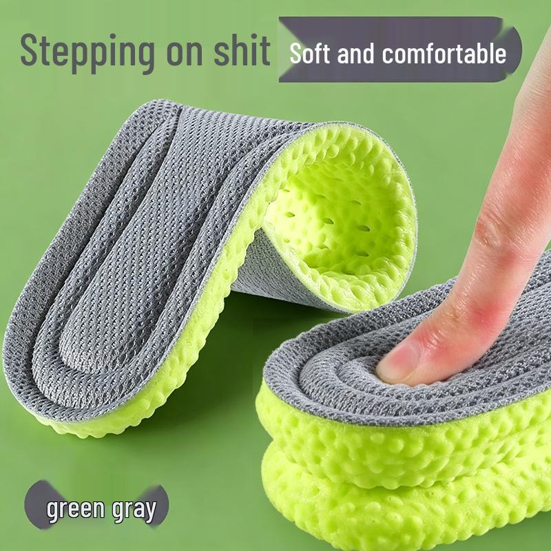 Military Training Comfort Insoles – Soft, Breathable, Odor-Resistant for Men & Women. Perfect for Summer Sports with Step-On Comfort.
