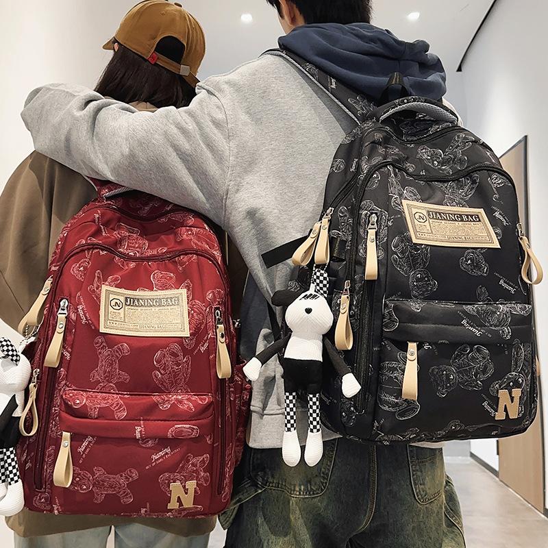 

Schoolbags Children Elementary School Girls Junior High School Boys Large Capacity High School Printed Backpack