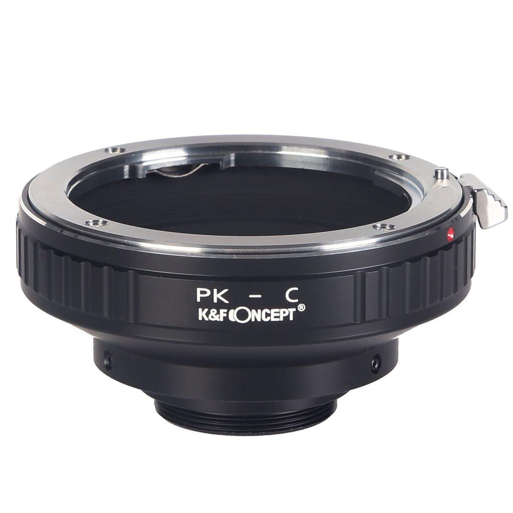 K&F Concept Lens Mount Adapter KF-PKC (Converts Pentax K-Mount Lenses to C-Mount)