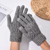 Winter Full-Finger Non-slip Thickened Velvet Cycling & Driving Gloves