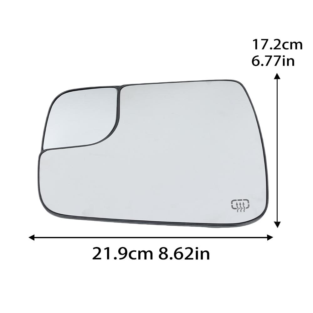 Rearview Mirror Glass Lens For Dodge Ram 1500      2024 With Heated Side Mirror Glass Lens Car Accessories 1pc left