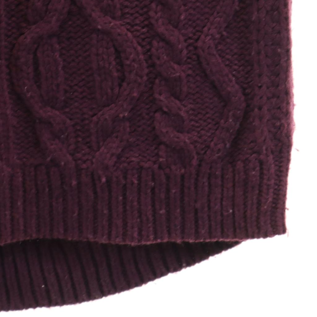 L.L.Bean Long sleeve sweater L wine-red Knit Outdoor Women Used