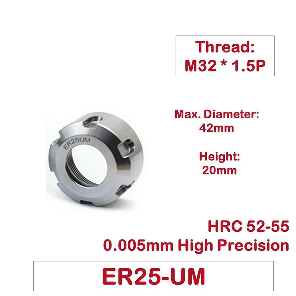 ER 111620253240 AMUM Heavy Duty Collet Nut Chuck Cap for Milling Machines