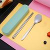 304 Stainless Steel Cutlery Set: Custom Logo Chopsticks, Spoon & Fork for Events
