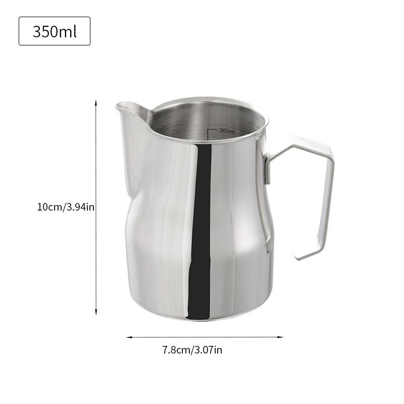 

Кувшин-кувшин из нержавеющей стали для вспенивания молока, чашка для кофе, латте и вспенивания молока, кофейная чашка 350/500 мл