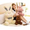 Cute Rabbit Pig Bear Plush Stuffed Doll Pillow For Birthday Gift