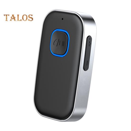 

Bluetooth-совместимый приемник для автомобильного громкой связи Адаптер AUX Беспроводной аудиоприемник с микрофоном для четких вызовов Динамики с многоточечным подключением чёрный