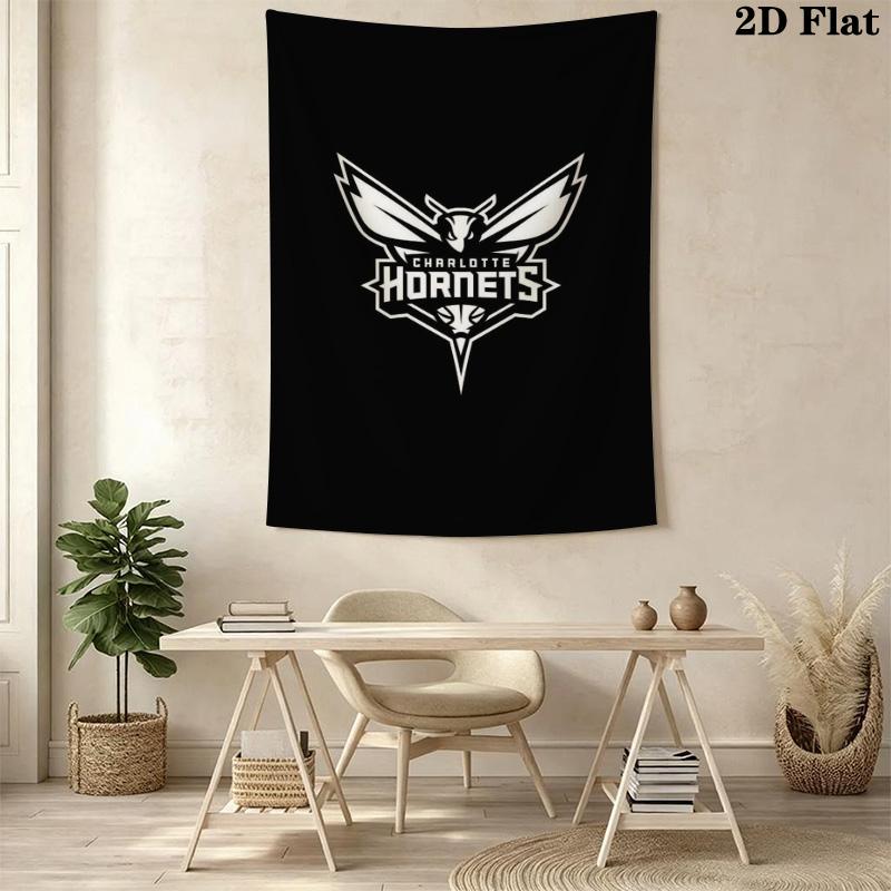 Charlotte Hornets Logo Print Bedding 1 Duvet Cover 2 Pillowcase Without Core Duvet Cover And Pillowcase Christmas Birthday Gift Bedding Set