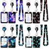 Work Office Badge Holder Fashionable Badge Holder Retractable Reel Stylish Id Card Protector for Work School Professionals Badge